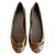 Calvin Klein Zapatillas de ballet Dorado Sintético  ref.5588