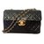 Chanel Handbags Black Leather  ref.5744