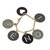 Fendi Bracelets Black Green Metal  ref.5759