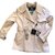 Burberry Trench coats Pink Cotton  ref.5879
