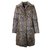 Wilsons Leather Pelle Studio Coats, Outerwear Leopard print Fur  ref.5959