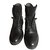 No Brand Ankle Boots Black Leather  ref.6264