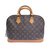 Alma Louis Vuitton Handbags Brown Leather  ref.6394