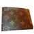 Louis Vuitton Purses, wallets, cases Brown Leather  ref.6472