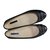 Longchamp Sapatilhas de ballet Preto Couro  ref.6673