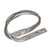 Swarovski Bracelet Cuir Gris  ref.6680