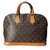 Alma Louis Vuitton Handbags Brown Leather  ref.6729