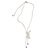 Lalique Necklaces Silvery Silver  ref.6801