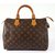 Speedy Louis Vuitton Handbags Brown Cloth  ref.6838