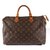 Speedy Louis Vuitton Handbags Brown Cloth  ref.6841
