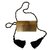 Yves Saint Laurent Clutch bags Golden Metal  ref.6873