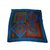 Yves Saint Laurent Silk scarves Blue  ref.6887