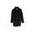 Claudie Pierlot Coats, Outerwear Black Cashmere Wool  ref.7083