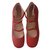 Chloé Sapatilhas de ballet Vermelho Couro  ref.7304