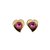 Yves Saint Laurent Earrings Pink Glass  ref.7479