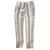 Zara Pantalons Polyester Blanc  ref.7509