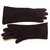 Hermès Gloves Black Deerskin  ref.7640