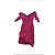 Autre Marque Vestido drapeado rosa Forever Unique - vista 3