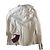 Autre Marque Camicia bianca in cotone con dettagli scozzesi rossi Multicolore - vista 2