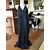 Vestido maxi de denim azul Rene Derhy tamanho S - vista 3