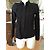 Autre Marque Camisa Entracte de algodón elástico negra Talla 36 Negro - vista 3