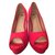 Autre Marque Heels Red Synthetic  ref.8176