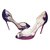 Christian Louboutin Heels Silvery Patent leather  ref.8591