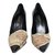 Louis Vuitton Heels Black Leather  ref.8660
