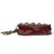 Mini borsa Shourouk bordeaux in plastica e strass Bordò  - vista 7