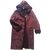 Miu Miu Coats, Outerwear Dark red Fur  ref.8771