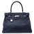 Kelly Hermès Travel bag Black Leather  ref.9372