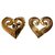 Yves Saint Laurent Earrings Golden Metal  ref.9375