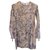 Burberry Prorsum Dresses Khaki Silk  ref.9466