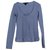 Top Marc Jacobs de lana azul con detalle plisado XS
