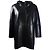 Abrigo Jil Sander de piel con capucha azul noche - vista 2