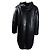 Abrigo Jil Sander de piel con capucha azul noche - vista 7