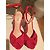 Sandali Guess in pelle rossi Taglia 37 Rosso - vista 4