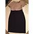 Abito bicolore Zara blu scuro e beige elasticizzato M Multicolore - vista 3