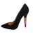 Alberto Guardiani heels lipstick Daim Noir  ref.10291