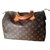 Speedy Louis Vuitton Handbags Brown Leather  ref.10299