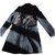 Zara Coats, Outerwear Black Leather  ref.10308