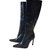 Free Lance Boots Black Leather  ref.10383