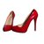 Christian Louboutin Heels Red Patent leather  ref.10508