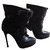 Burberry Ankle Boots Black Leather  ref.10609