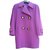 Guy Laroche Coats, Outerwear Purple Wool  ref.10737