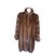Yves Salomon Coats, Outerwear Chestnut Fur  ref.10768