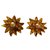 Yves Saint Laurent Earrings Golden Metal  ref.10856