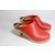 Swedish Hasbeens zoccoli Rosso Pelle