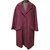 Christian Dior Coats, Outerwear Prune Wool  ref.11376