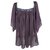 Topshop Tops Pflaume Polyester  ref.11552